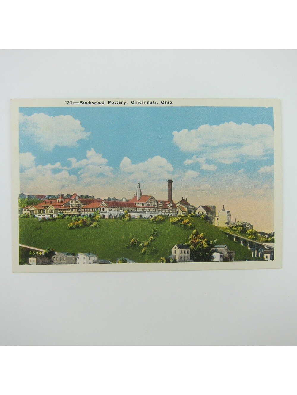 Postcard Rookwood Pottery Building Exterior Cincinnati Ohio Tudor Antique